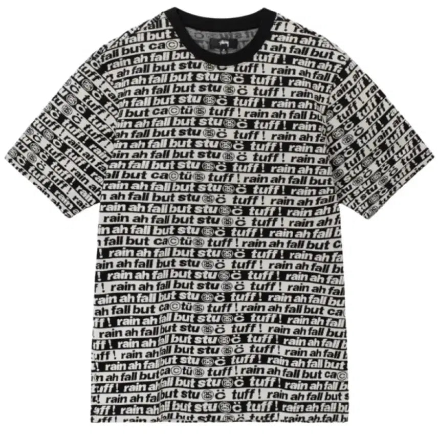 [BUNJANG] Stussy x CPFM Jacquard Short Sleeve T-Shirt (M) / 스투시  X CPFM 자카드 반팔 M