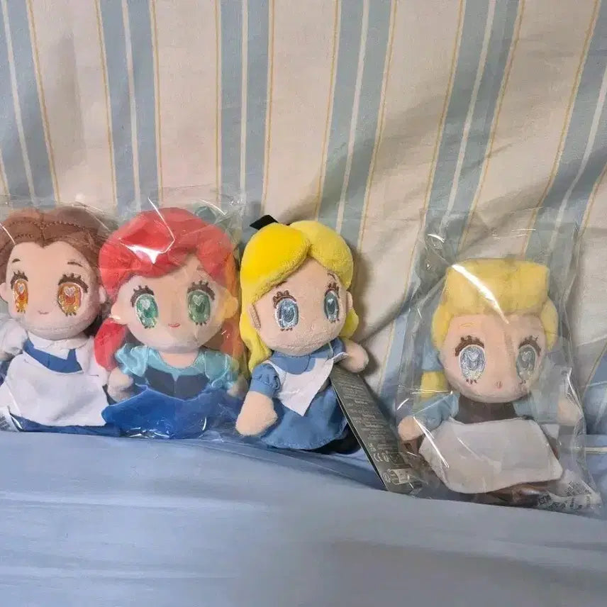 [BUNJANG] Disney Princesses "Sealed" Doll Keyring Set / 정품)디즈니 프린세스 인형 키링 (미개봉)