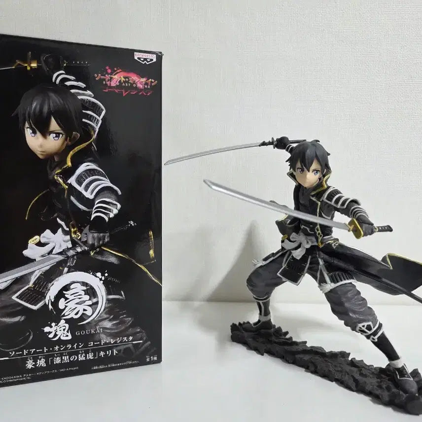 [BUNJANG] Sword Art Online Kirito Figure (Banpresto GOUKAI Series) / 소드아트온라인 키리토 피규어