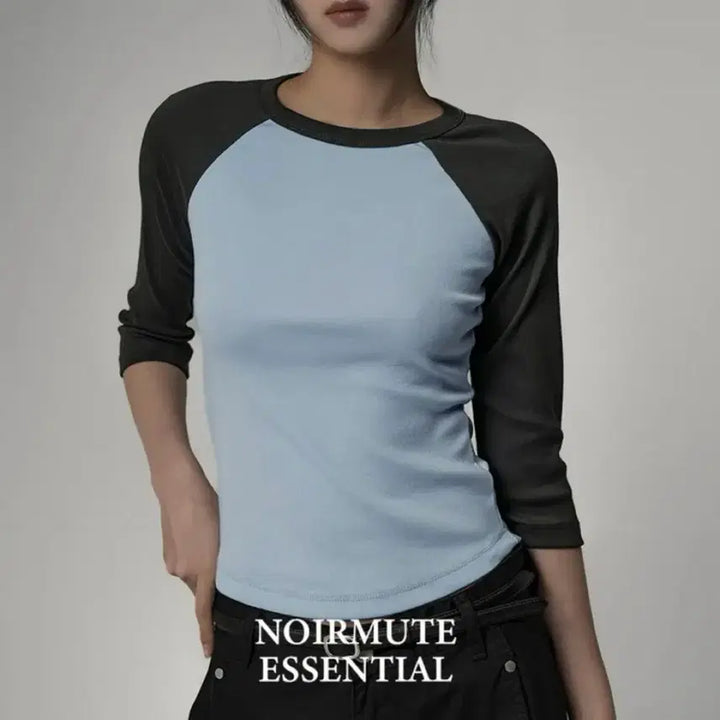 [BUNJANG] Nuamuute VEDRIN Raglan 7-Sleeve T-Shirt / 새상품) 누아뮤트 베디린 나그랑 7부 티셔츠