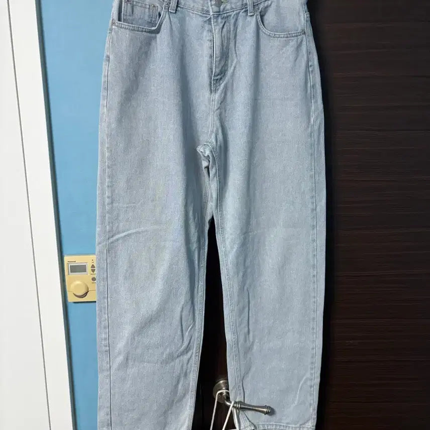 [BUNJANG] Light Blue Wide Denim Pants / 연청 와이드데님 팬츠
