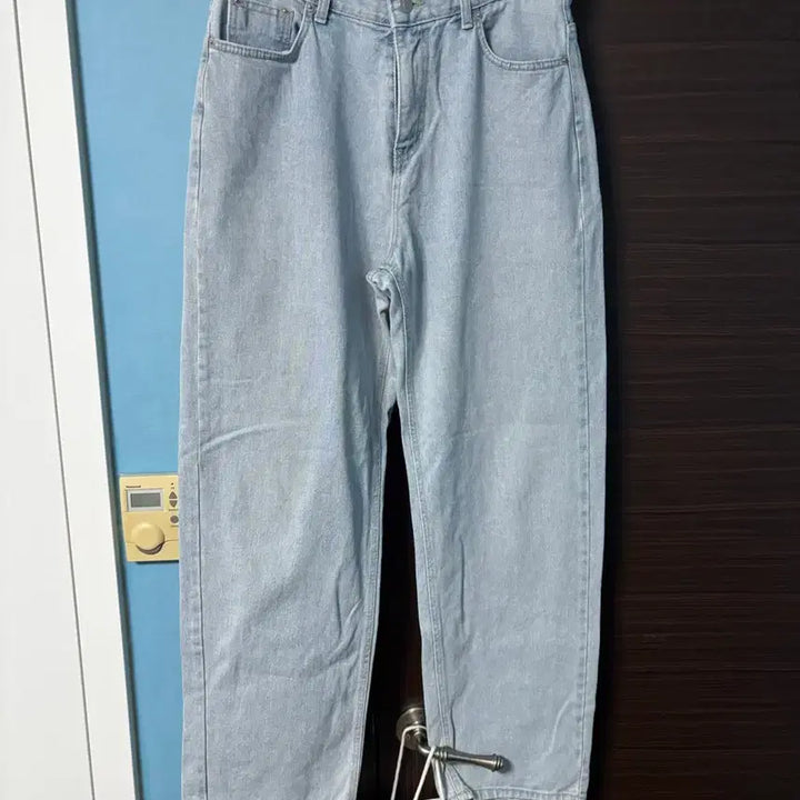 [BUNJANG] Light Blue Wide Denim Pants / 연청 와이드데님 팬츠