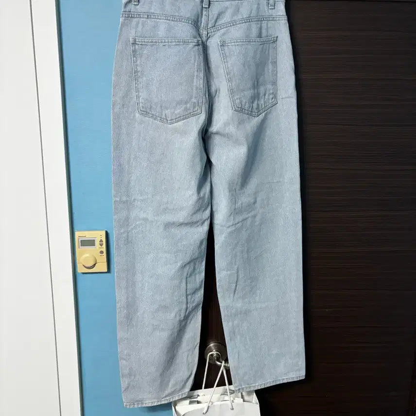 [BUNJANG] Light Blue Wide Denim Pants / 연청 와이드데님 팬츠