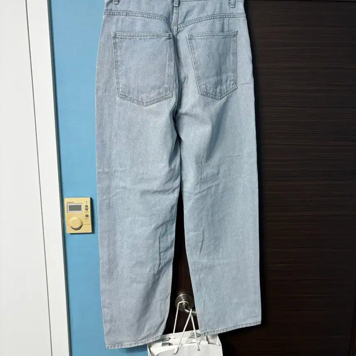 [BUNJANG] Light Blue Wide Denim Pants / 연청 와이드데님 팬츠