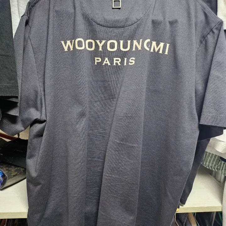 [BUNJANG] Wooyoungmi Back Logo T-Shirt / 우영미 백로고 반팔티 팝니다~~!!