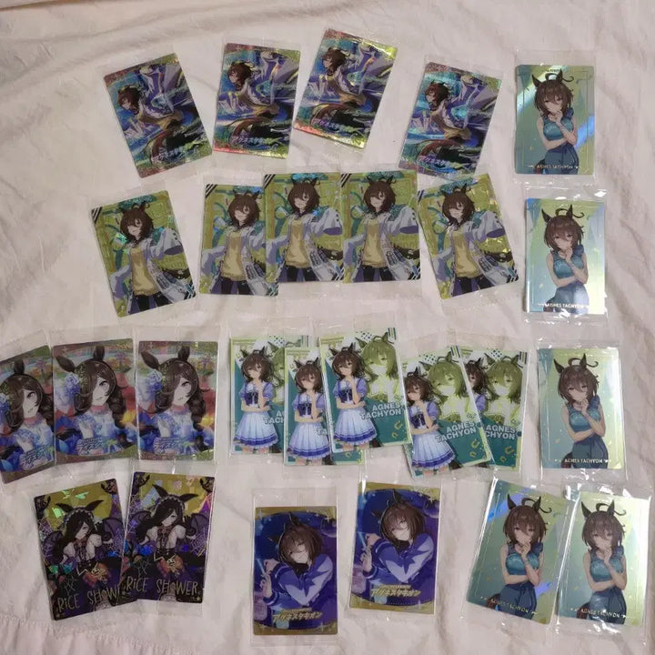 [BUNJANG] Uma Musume Wafer Card Bundle Set - Agnes Tachyon, Rice Shower / [일괄] 우마무스메 웨하스 카드 아그네스 타키온 라이스샤워