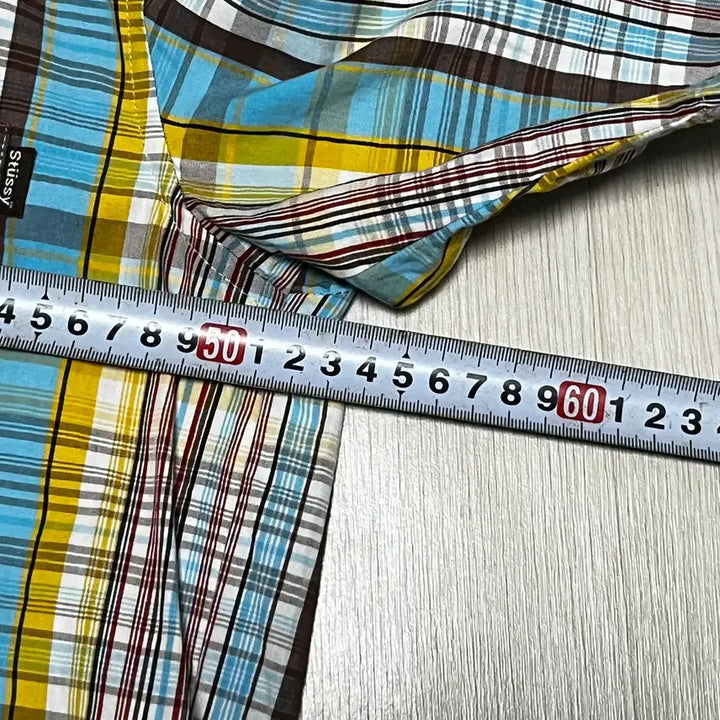 [BUNJANG] Stussy Check Short Sleeve Shirt / [made in usa]스투시 체크 반팔셔츠
