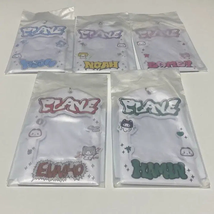 [BUNJANG] PLAVE Kakurenbo Photocard Holder Bundle Set (Unused) / 플레이브 카쿠렌보 포카홀더 일괄(미사용)