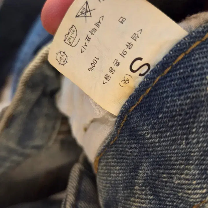 [BUNJANG] Vintage Washed Denim Wide Fit Shorts / 빈티지 워싱 데님 반바지 와이드핏