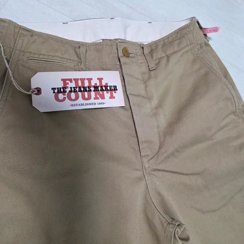 [BUNJANG] Fullcount 1201 Chino Trousers Brown Beige / 풀카운트 1201 치노 브라운 베이지 32