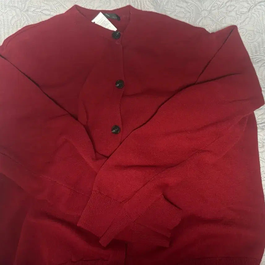 [BUNJANG] Red Cardigan / 빨간색 가디건