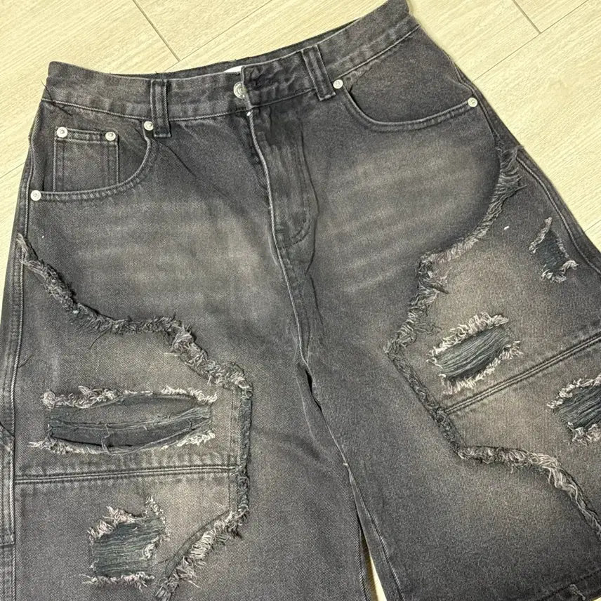 [BUNJANG] Vintage 7-Seam Denim Shorts / 빈티지 버뮤다 팬츠