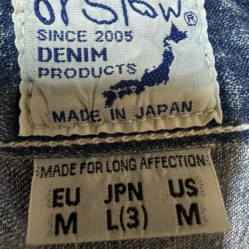 [BUNJANG] Orslow Painter Pants Washed Denim / 오어슬로우 페인터 팬츠 3(32-33)
