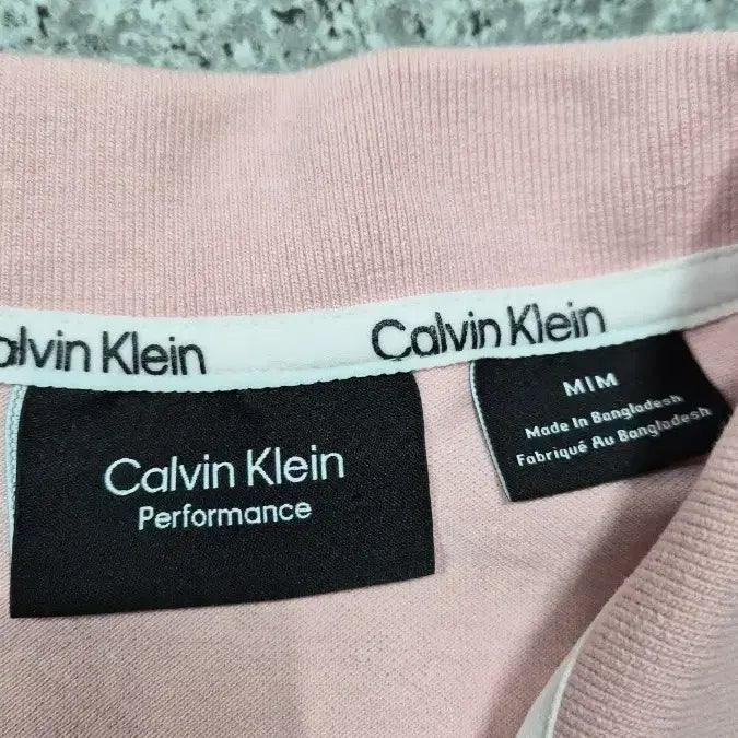 [BUNJANG] Calvin Klein Performance Pink Polo Dress / 캘빈클라인 퍼포먼스 핑크색 폴로 원피스
