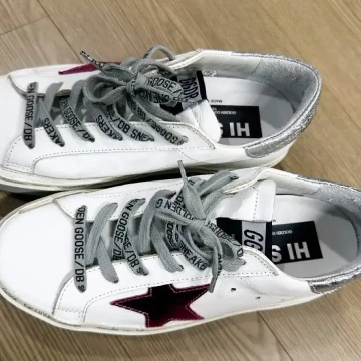 [BUNJANG] Golden Goose Highstar Platform Sneakers Leather / 골든구스 하이스타
