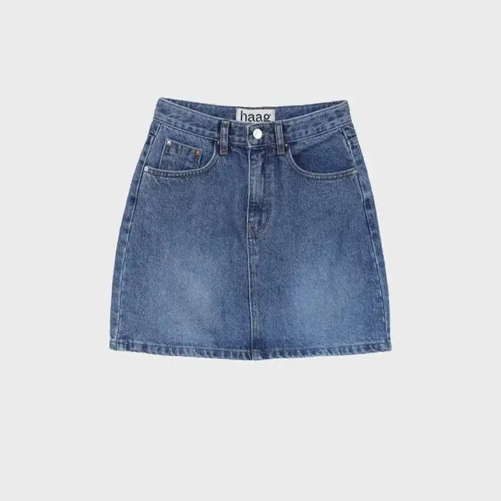[BUNJANG] Haag Basic Denim Mini Skirt (Size S) / 헤이그 데님 스커트 a basic denim skirt (s)