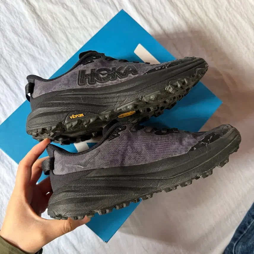 [BUNJANG] Hoka Speedgoat Black Running Shoes Size 240 / 호카 스피드고트 블랙 240