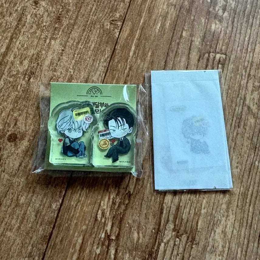 [BUNJANG] Ridi Pizza Delivery Boy and Gold Palace Corotto "Ddibuseal" Sticker - Sealed / 리디 어피 피달부 피자배달부와 골드팰리스 코롯토 띠부씰 미개봉