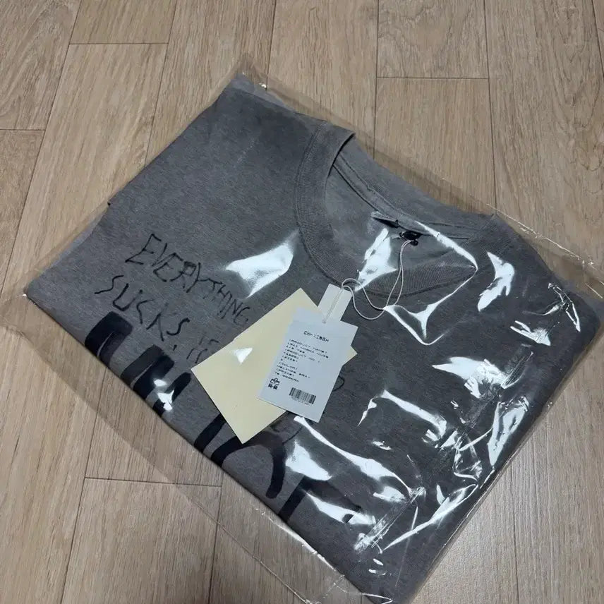 [BUNJANG] Polerutu 1011 Mako Muse T-Shirt Mélange Grey / [3] 폴리테루 1011마카뮤즈티 멜란지그레이