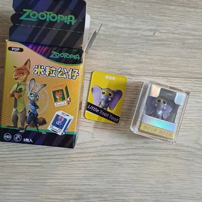 [BUNJANG] Zootopia Little Toot Figure Card Set / 새상품) 주토피아 리틀투트 피규어 카드 세트