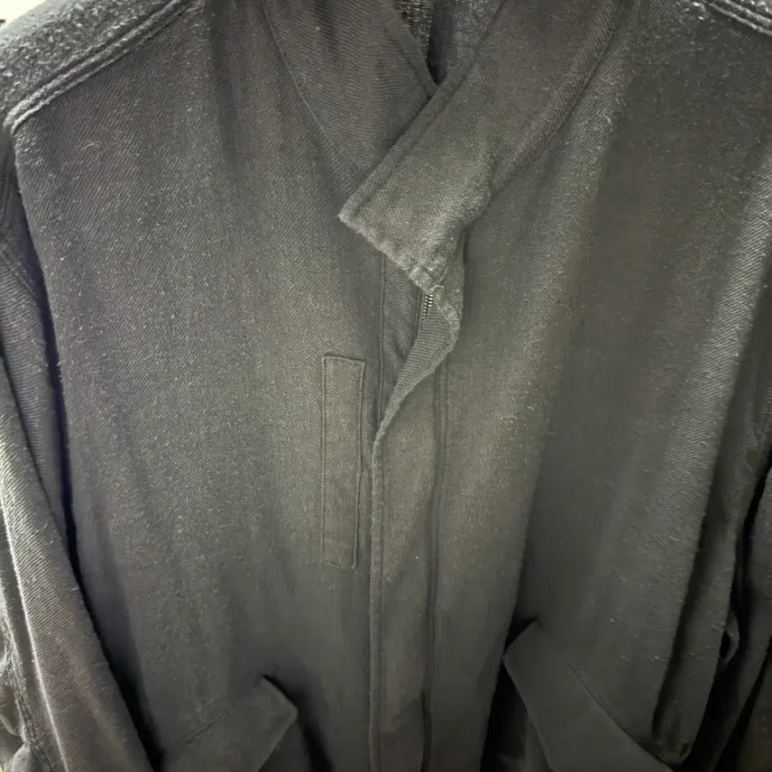 [BUNJANG] Gonak Linen Silk Mods Jacket Black / [2] 고낙 - 린넨 실크 모즈자켓 [1회착]