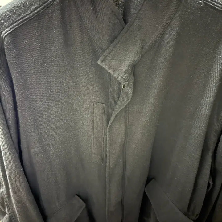 [BUNJANG] Gonak Linen Silk Mods Jacket Black / [2] 고낙 - 린넨 실크 모즈자켓 [1회착]