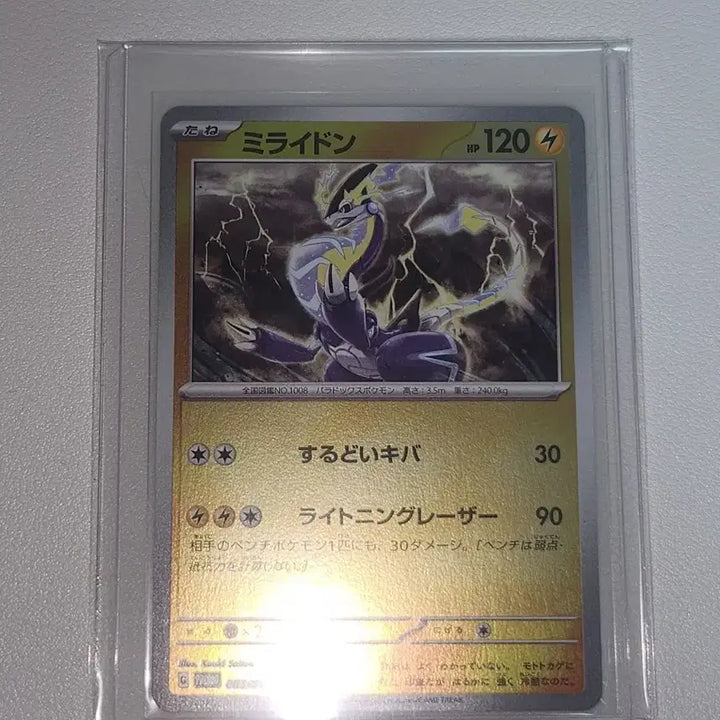 [BUNJANG] Pokemon Card Miraidon Japanese Promo / 포켓몬카드 미라이돈 일판 프로모