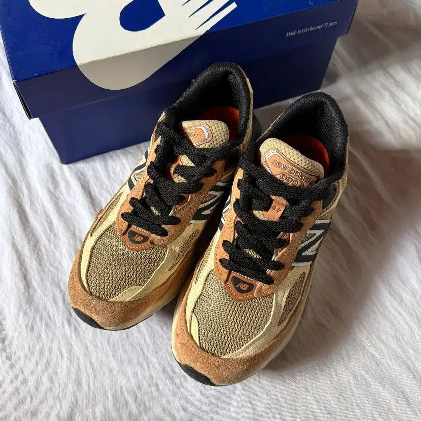 [BUNJANG] New Balance 990 V6 Orange Brown / 뉴발란스 990 V6 오렌지브라운