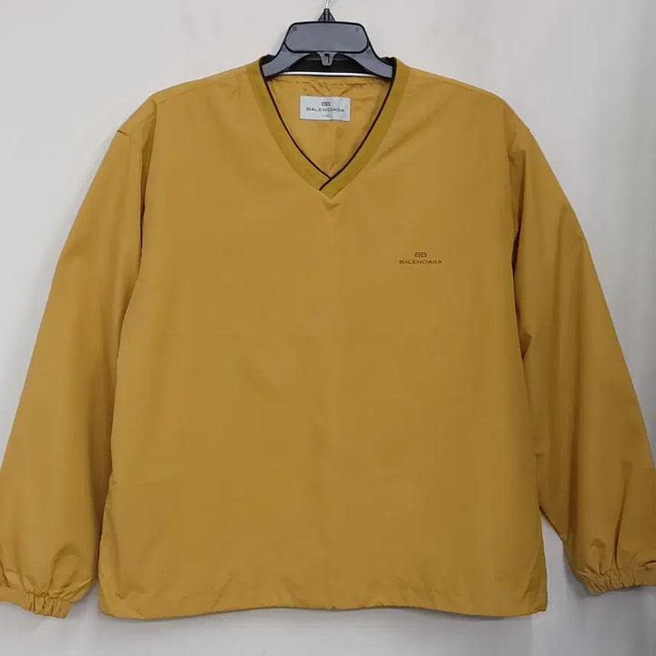 [BUNJANG] Balenciaga 110 Warm-up Anorak Golf Windbreaker - Camel Yellow / 발렌시아가 110 웜업 아노락/골프 바람막이. CY. +A