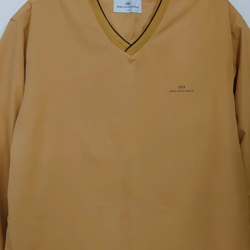 [BUNJANG] Balenciaga 110 Warm-up Anorak Golf Windbreaker - Camel Yellow / 발렌시아가 110 웜업 아노락/골프 바람막이. CY. +A