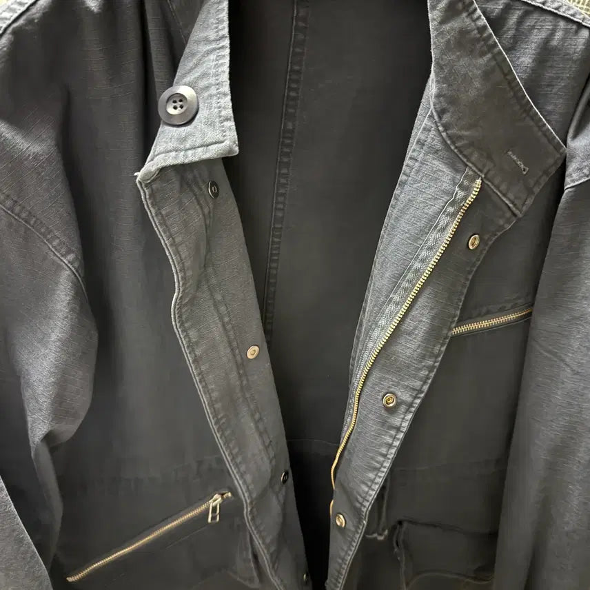 [BUNJANG] NOUN Faded Field Jacket Navy / [1]노운 - 페이디드 필드자켓 네이비 [1회착]