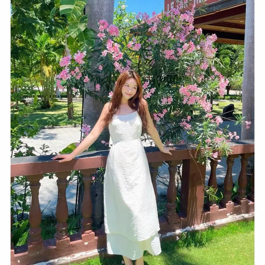 [BUNJANG] Yunav Loa Layered Dress New / 유나브 로아 레이어드 원피스 새상품