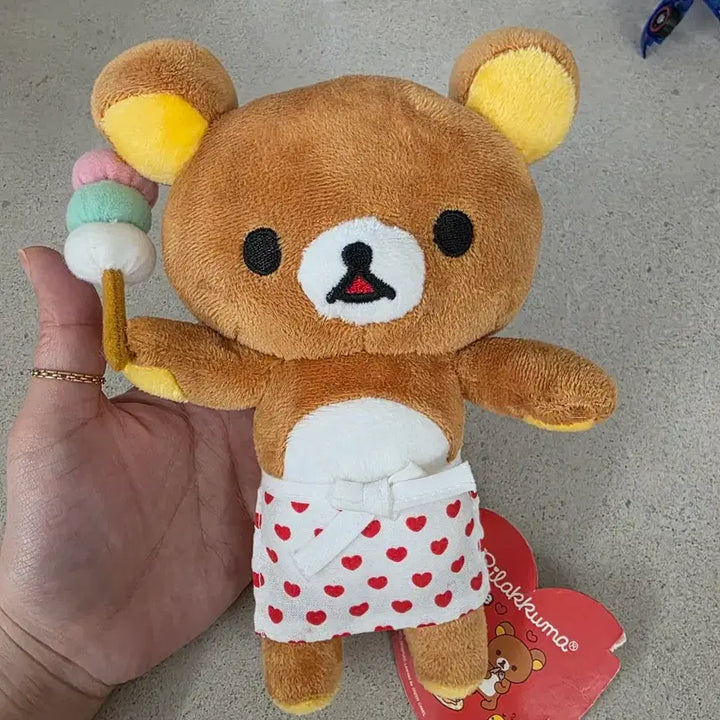 [BUNJANG] Rilakkuma Dango Plush Doll / 당고 리락쿠마 앞치마 인형