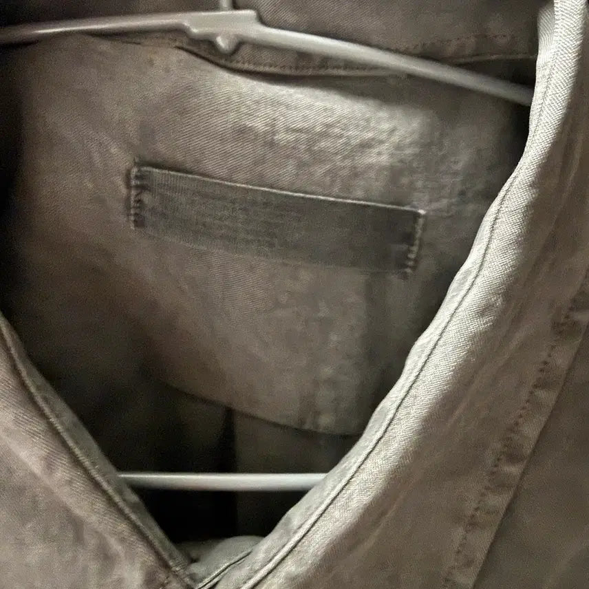 [BUNJANG] Known Dyed Tencel Shirt Charcoal / [1] 노운 - 다이드 텐셀셔츠 차콜 [1회착]