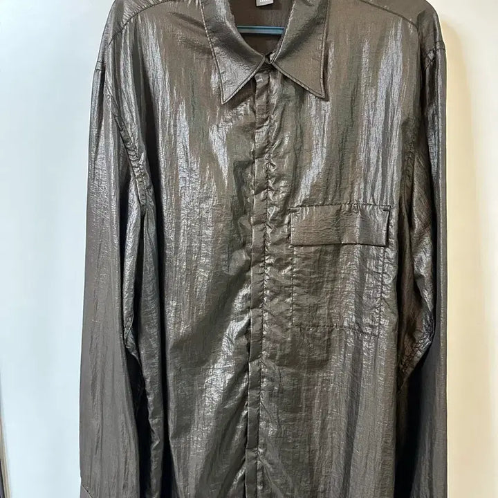 [BUNJANG] Unaffected Zip-Up Shirt Olive (L) / 언어펙티드 집업셔츠