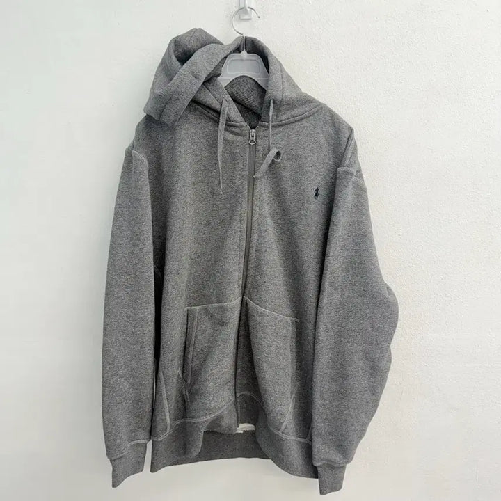 [BUNJANG] Polo Ralph Lauren Grey Hoodie Zip-Up L / 폴로 랄프로렌 그레이 후드집업 L