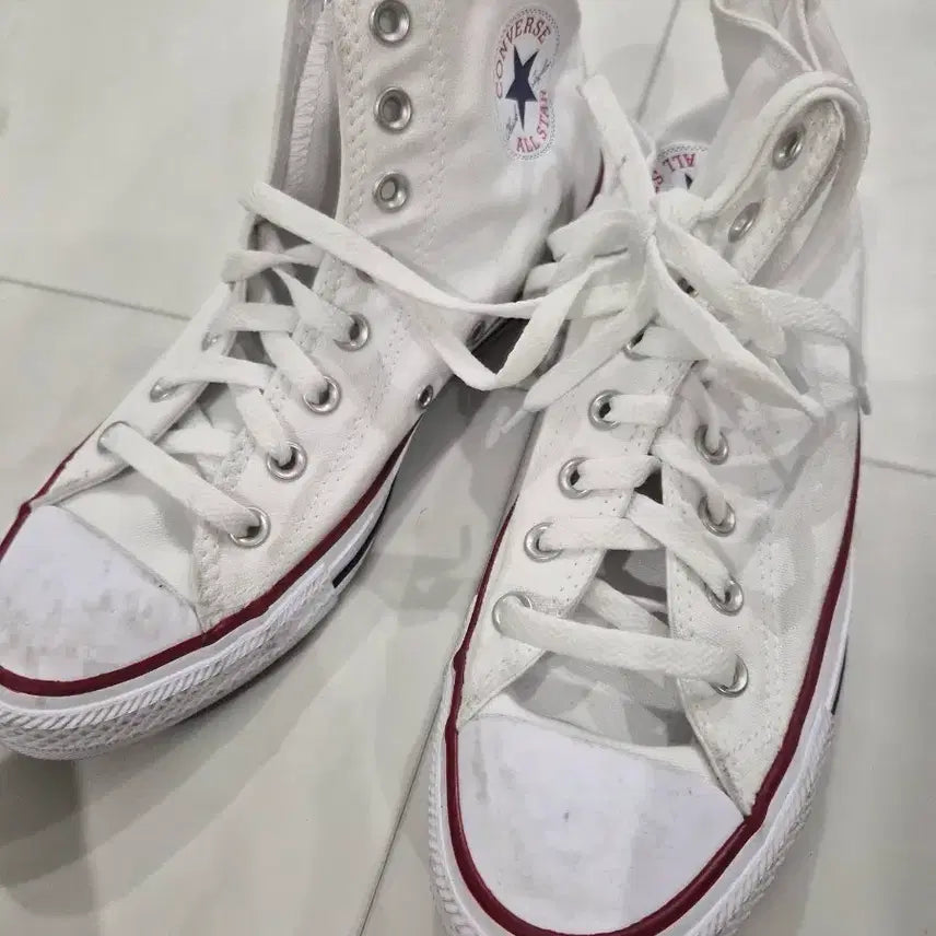 [BUNJANG] Converse Chuck Taylor All Star High Top White Sneakers (270mm) / 컨버스 올스타 하이 흰색 운동화