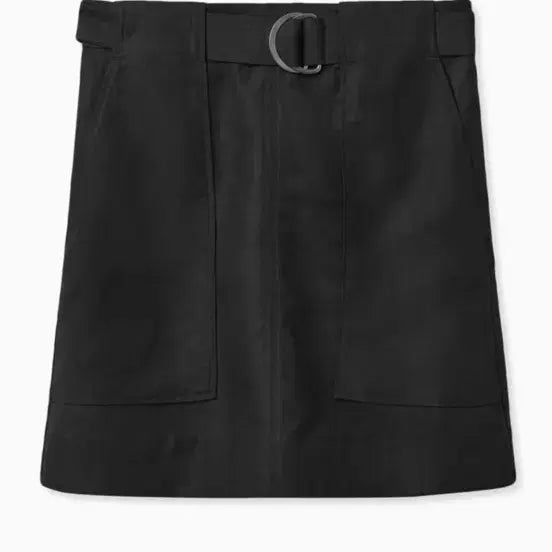 [BUNJANG] COS Black Belted Mini Skirt / 코스 cos 블랙 벨티드 미니 스커트