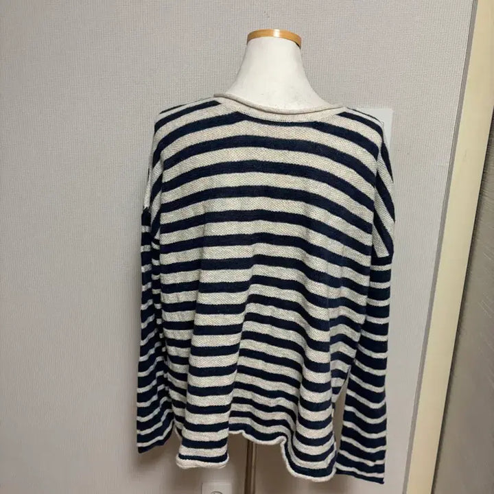 [BUNJANG] Polo Ralph Lauren Striped Linen Knit / 폴로 루즈핏 스트라이프 린넨 니트