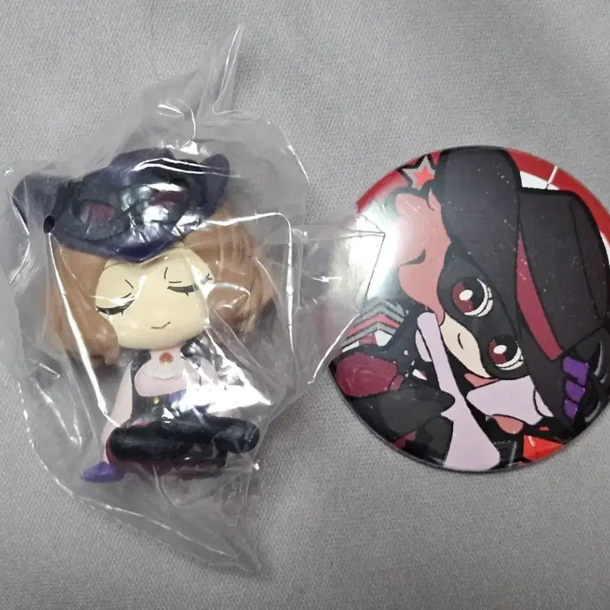 [BUNJANG] Persona 5 Haru Okumura Bundle Set Figure &amp; Tactica Can Badge / 페르소나5 오쿠무라 하루 일괄