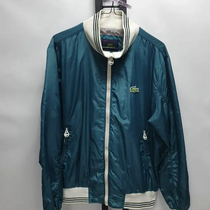 [BUNJANG] Lacoste Blouson Jacket Green (Size 105) / 라코스테 바람막이 블루종 자켓 그린 105