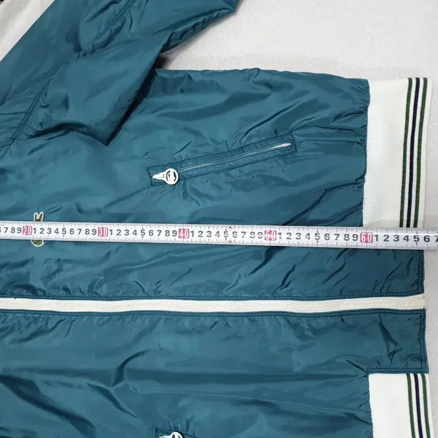 [BUNJANG] Lacoste Blouson Jacket Green (Size 105) / 라코스테 바람막이 블루종 자켓 그린 105