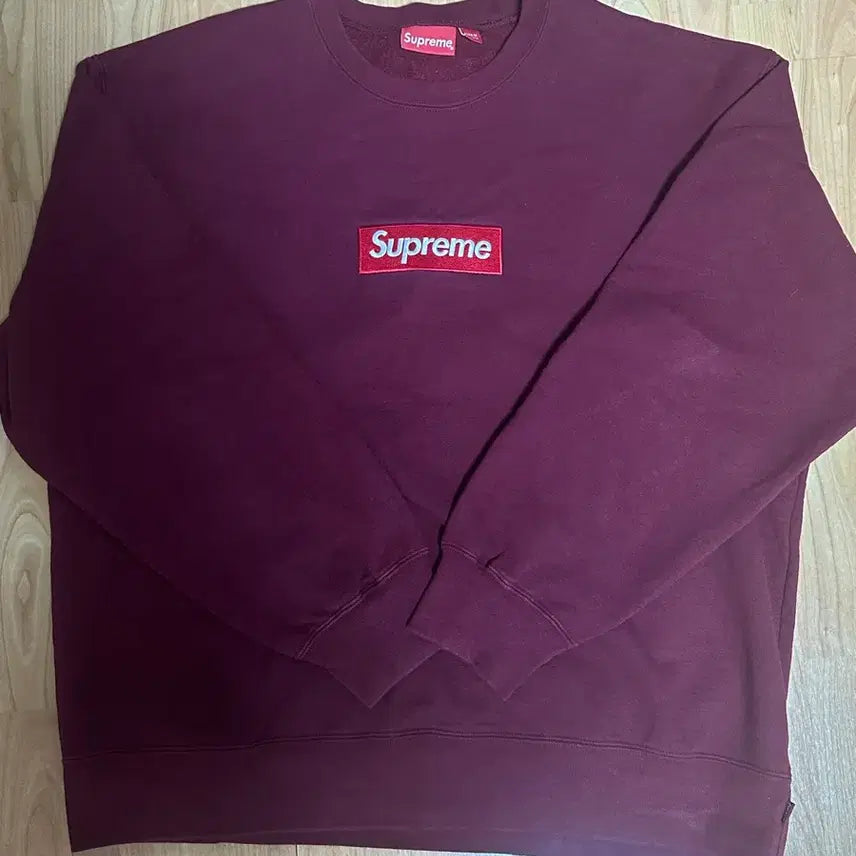 [BUNJANG] Supreme Box Logo Crewneck XL / 슈프림 박스로고 맨투맨 크루넥xl