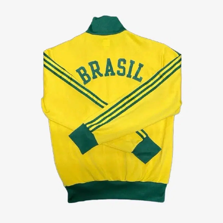 [BUNJANG] Adidas Brazil Track Top Jersey L / 아디다스 브라질 트랙탑 져지 L - 황금사이즈