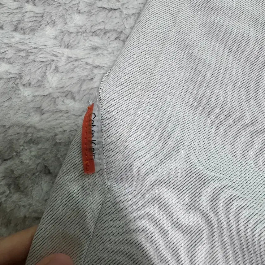 [BUNJANG] Calvin Klein Ivory Denim Pants / 캘빈클라인 아이보리 데님 팬츠