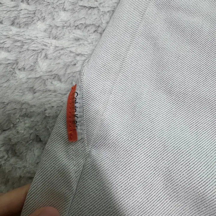 [BUNJANG] Calvin Klein Ivory Denim Pants / 캘빈클라인 아이보리 데님 팬츠