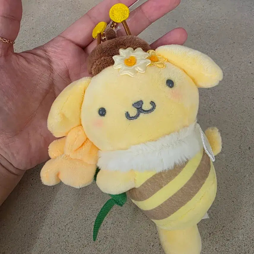 [BUNJANG] Sanrio Pompompurin Honeybee Plush / 꿀벌 폼폼푸린 폼푸 산리오
