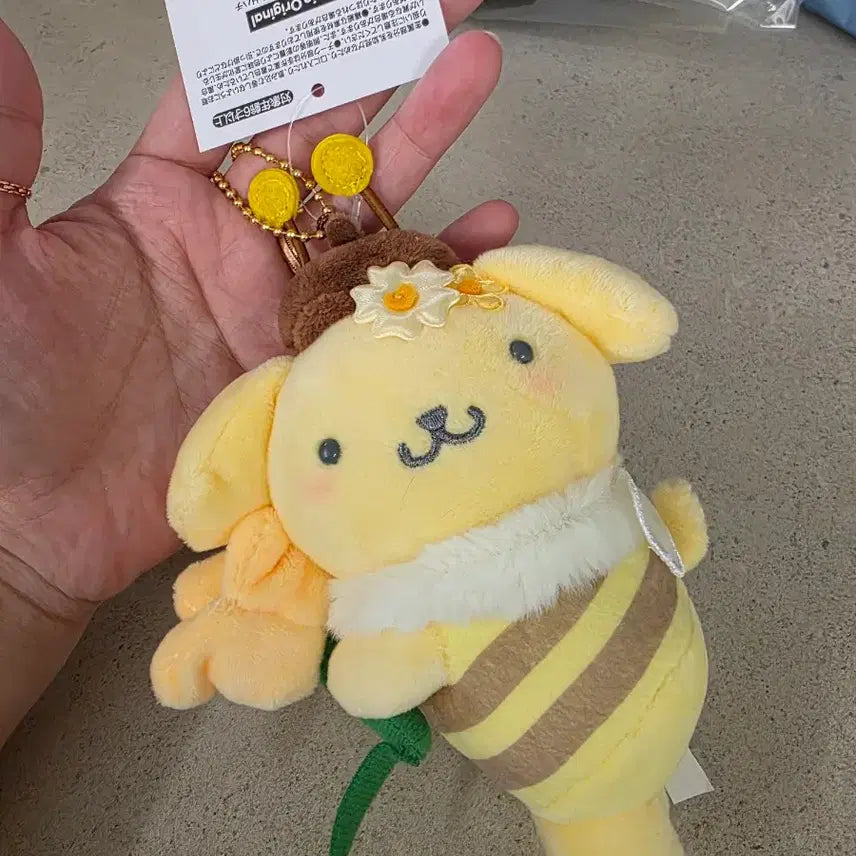 [BUNJANG] Sanrio Pompompurin Honeybee Plush / 꿀벌 폼폼푸린 폼푸 산리오
