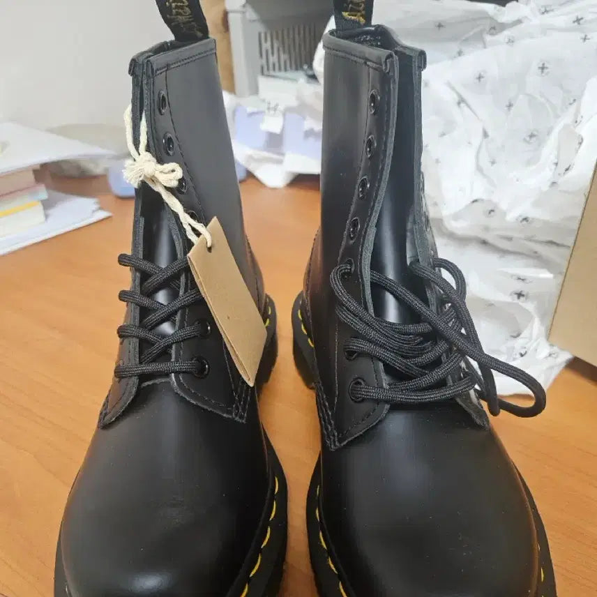 [BUNJANG] Dr. Martens 1460 Black Leather Boots 230mm / 닥터마틴 1460 블랙 230mm 새상품