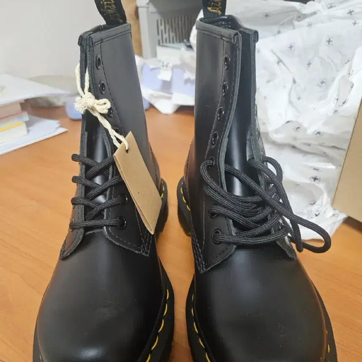 [BUNJANG] Dr. Martens 1460 Black Leather Boots 230mm / 닥터마틴 1460 블랙 230mm 새상품